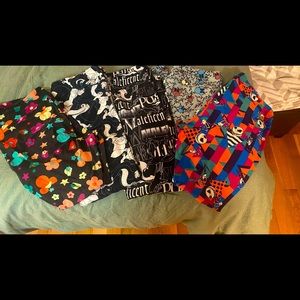 LuLaRoe TC DISNEY  legging bundle of 5